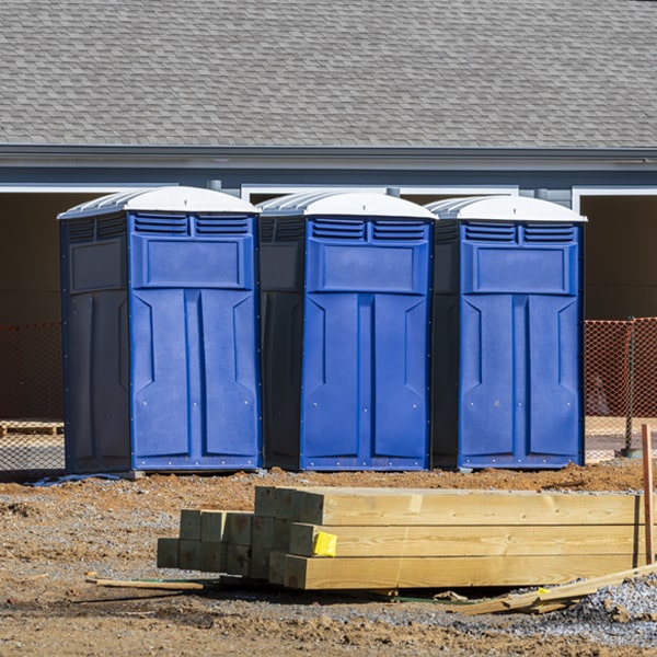 can i customize the exterior of the portable restrooms with my event logo or branding in Orchard